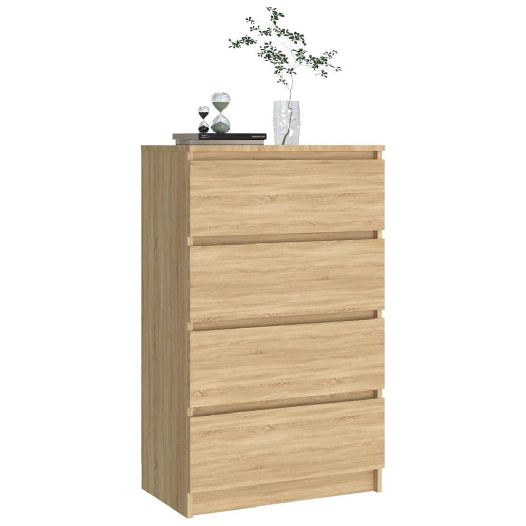 Sideboard Sonoma-Eiche 60x35x98,5 cm Holzwerkstoff