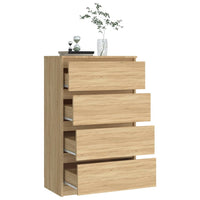 Sideboard Sonoma-Eiche 60x35x98,5 cm Holzwerkstoff