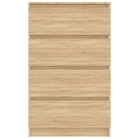 Sideboard Sonoma-Eiche 60x35x98,5 cm Holzwerkstoff