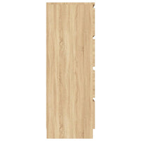 Sideboard Sonoma-Eiche 60x35x98,5 cm Holzwerkstoff