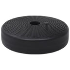 Sonnenschirmständer Sand/Wasser 24 L Schwarz