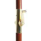 Sonnenschirm mit Holz-Mast 300x258 cm Schwarz