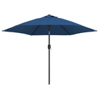 Sonnenschirm mit Metall-Mast 300 cm Azurblau