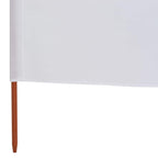6-teiliges Windschutzgewebe 800 x 120 cm Sandweiß