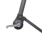 Ampelschirm Terrakottarot 3 m Aluminium-Mast