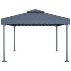 Pavillon 400 x 300 cm Anthrazit Aluminium