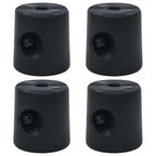 Pavillon-Gewichte 4 Stk. PE Schwarz
