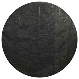 vidaXL Poolabdeckung Schwarz 250 cm PE