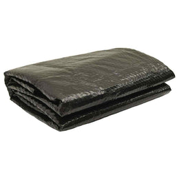 vidaXL Poolabdeckung Schwarz 356 cm PE