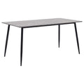 Esstisch Grau 160×80×75 cm MDF