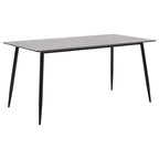 Esstisch Grau 160×80×75 cm MDF