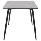 Esstisch Grau 160×80×75 cm MDF