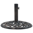 Sonnenschirmständer Bronze 12 kg 48 cm Gusseisen