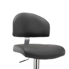 Barhocker Grau Kunstleder