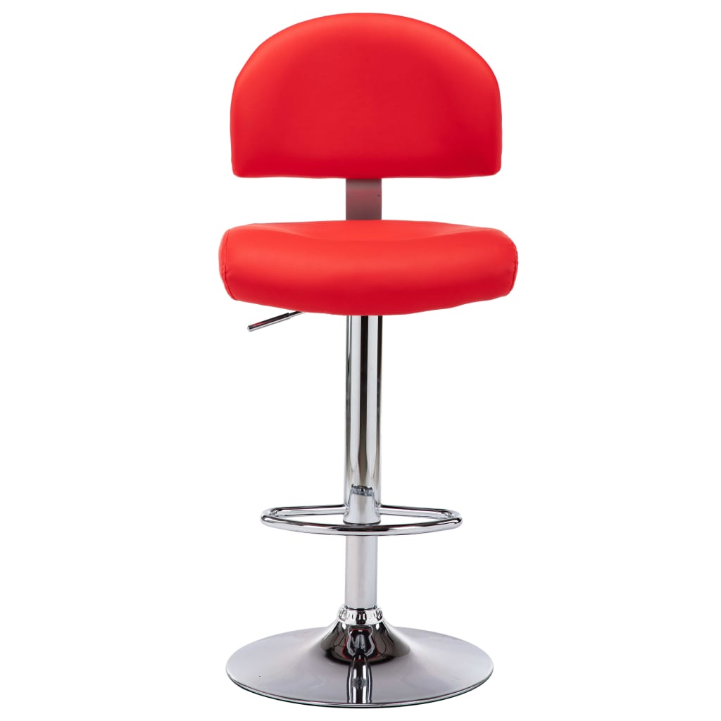 Barhocker Rot Kunstleder