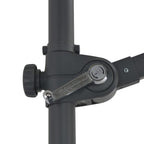 Ampelschirm mit Stahl-Mast 300 cm Azurblau