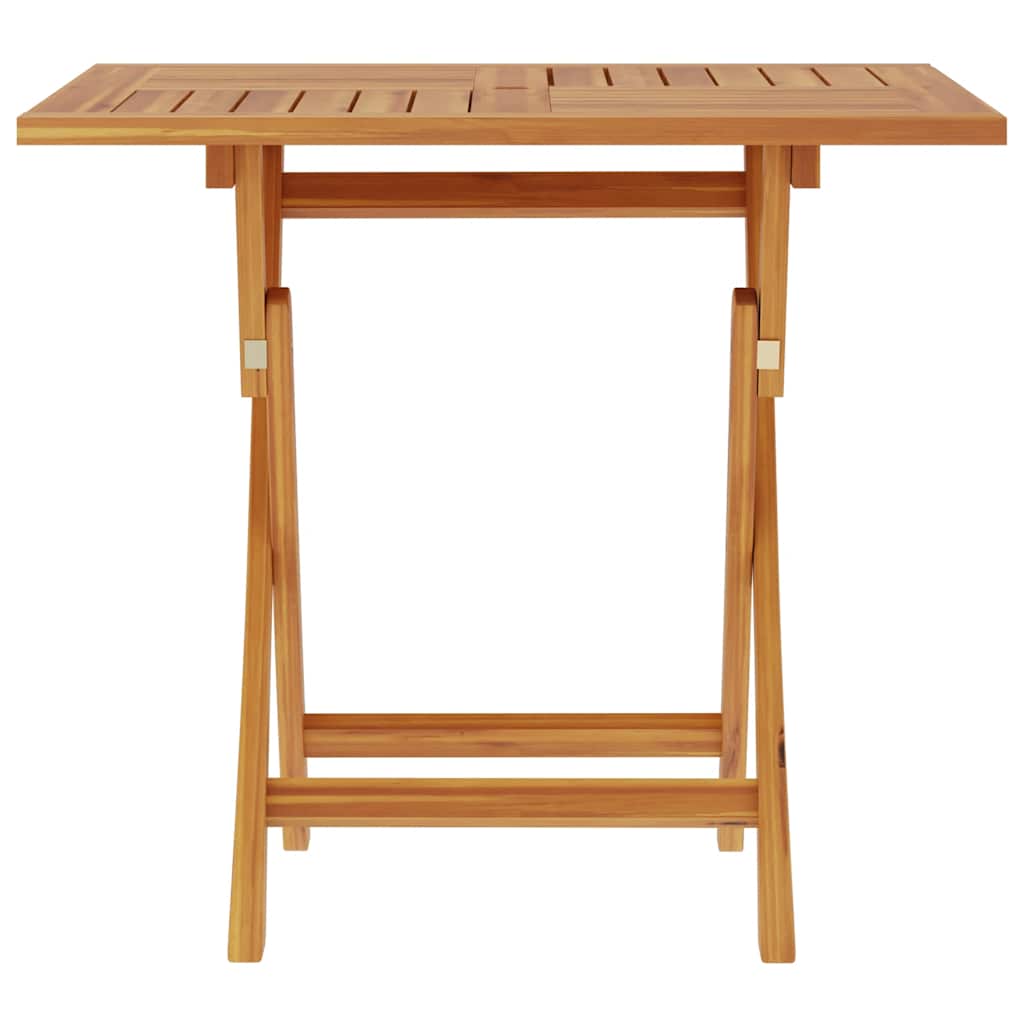 Gartentisch Klappbar 85x85x76 cm Teak Massivholz