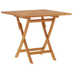 Gartentisch Klappbar 85x85x76 cm Teak Massivholz