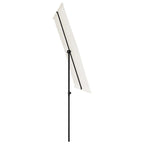 Sonnenschirm mit Aluminium-Mast 2x1,5 m Sandweiß