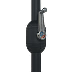 Sonnenschirm mit Aluminium-Mast 270x246 cm Terrakotta