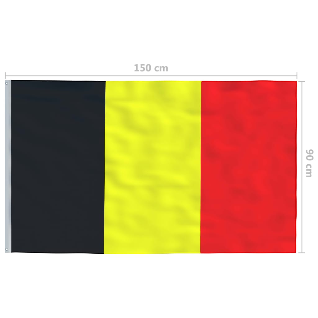 Belgienflagge 90x150 cm