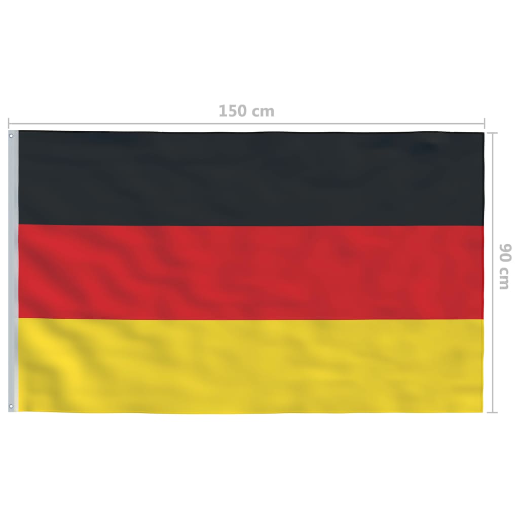 Flagge Deutschlands 90 x 150 cm