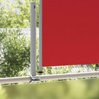 Ausziehbare Seitenmarkise 120x300 cm Rot