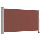 Ausziehbare Seitenmarkise 140 x 300 cm Braun