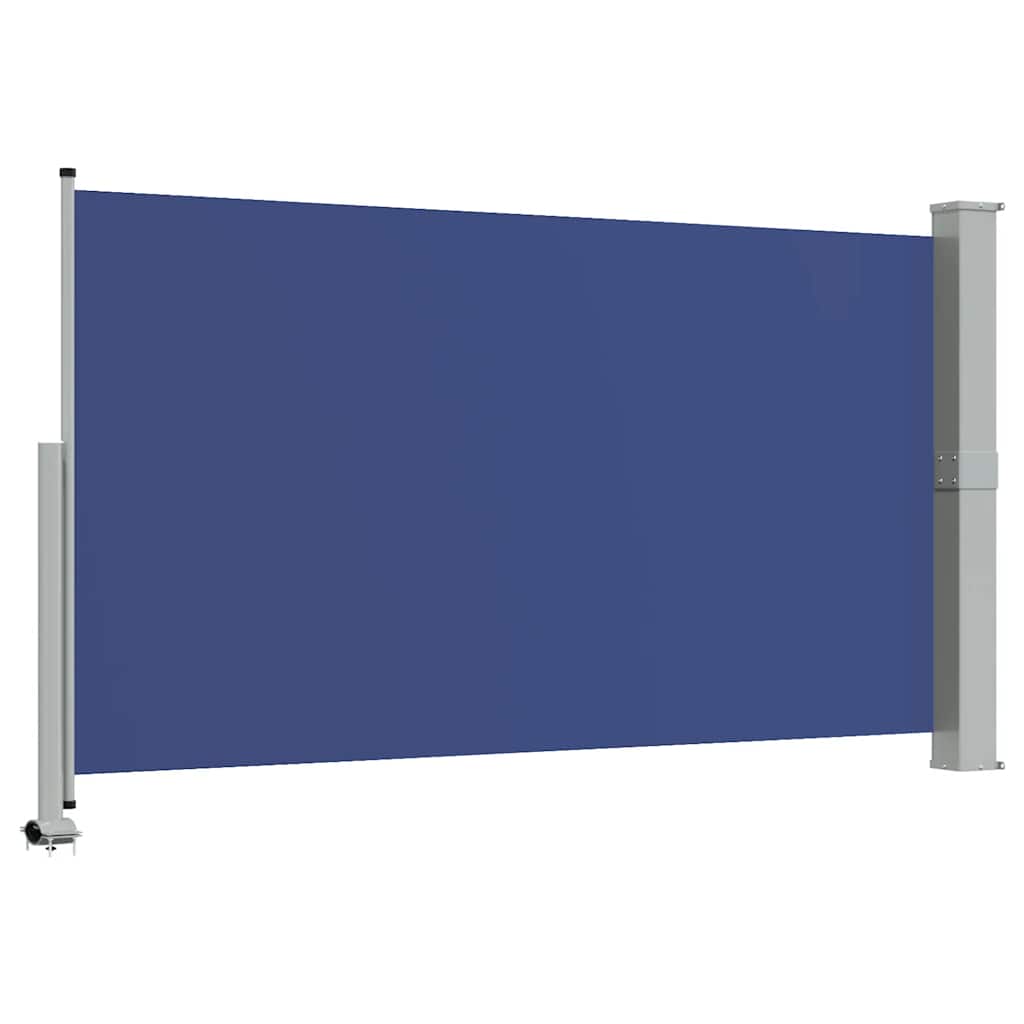 Ausziehbare Seitenmarkise 140 x 300 cm Blau