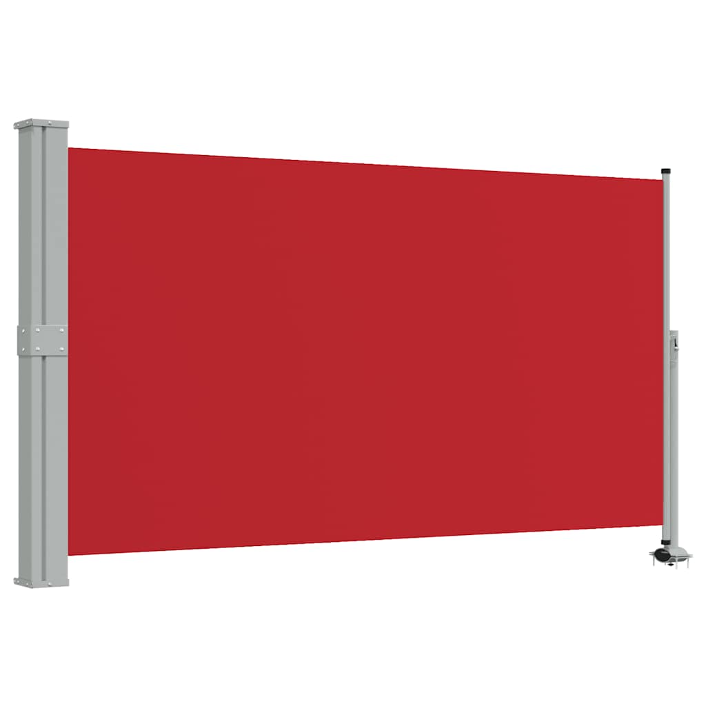Ausziehbare Seitenmarkise 140 x 300 cm Rot