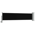 Ausziehbare Seitenmarkise 60×300 cm Schwarz