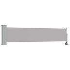 Ausziehbare Seitenmarkise 60×300 cm Grau