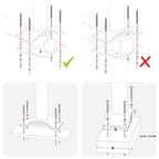 Ausziehbare Seitenmarkise 60×300 cm Grau
