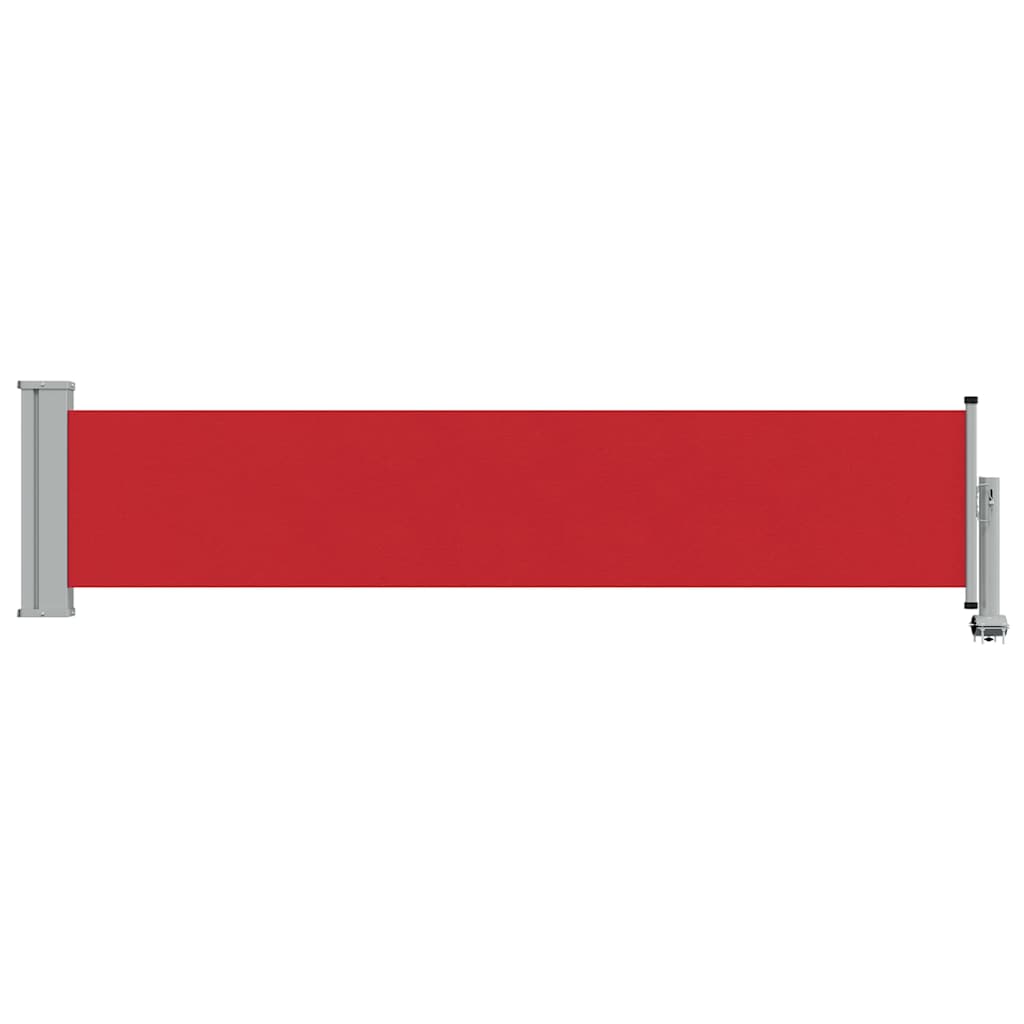 Ausziehbare Seitenmarkise 60×300 cm Rot