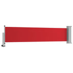 Ausziehbare Seitenmarkise 60×300 cm Rot