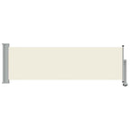 Ausziehbare Seitenmarkise 80×300 cm Creme
