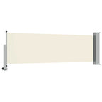 Ausziehbare Seitenmarkise 80×300 cm Creme