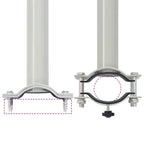 Ausziehbare Seitenmarkise 80×300 cm Creme