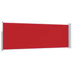 Ausziehbare Seitenmarkise 100x300 cm Rot