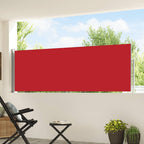 Ausziehbare Seitenmarkise 100×500 cm Rot