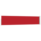 Ausziehbare Seitenmarkise 100×500 cm Rot