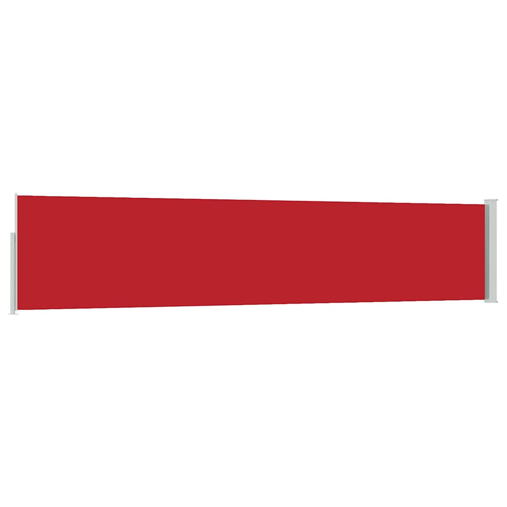 Ausziehbare Seitenmarkise 100×500 cm Rot