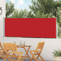 Ausziehbare Seitenmarkise 100×500 cm Rot