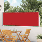 Ausziehbare Seitenmarkise 100×500 cm Rot