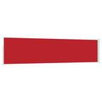 Ausziehbare Seitenmarkise 120×500 cm Rot