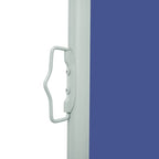 Ausziehbare Seitenmarkise 140×500 cm Blau