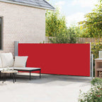 Ausziehbare Seitenmarkise 140×500 cm Rot