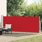 Ausziehbare Seitenmarkise 140×500 cm Rot