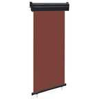 Balkon-Seitenmarkise 85x250 cm Braun