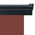 Balkon-Seitenmarkise 105x250 cm Braun